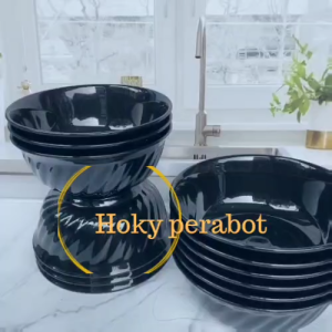 6 PCS MANGKUK MELAMIN ULIR TEBAL MANGKUK BAKSO DINER SNI FREE KERDUS DAN BUBLE WRAP