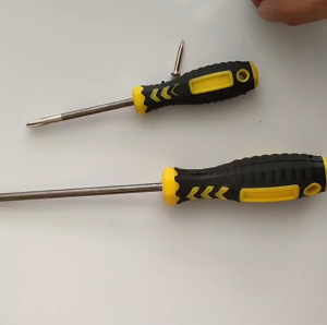 ไขควงหัวแฉก ไขควงสลับ ปลายแม่เหล็ก หัวแบน ปากแบน เกรดเหล็กCRV อย่างดี 2pcs Screwdriver