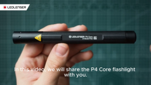 P4 Core LEDLENSER Flashlight - 120 Lumens Led Lenser Penlight Lightweight Handy Dual Power Source 58gm