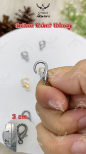 Asesoris Tas Ring Gaitan Kokot Udang (Rante) 21 mm / Cantolan / Gaitan / Kewkew - Aksesoris Tas (IMPORT)