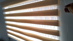 TRENY OEM Horizontal Window Shade Blind Zebra Dual Roller Blinds Day and Night Blinds Curtains