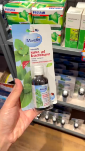 Tinh Dầu Bạc Hà Mivolis Husten Und Bronchialtropfen 30ml [ Made in Germany ]