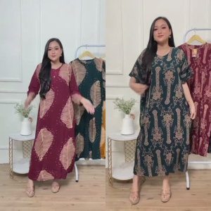 LONGDRESS WANITA 28 MOTIF BUSUI LD 105 PB 130 BEBAS PILIH MOTIF BAHAN RAYON SUPER ADEM TERLARIS TERMURAH