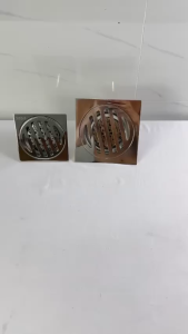 CHỐNG HÔI TUYỆT ĐỐI Phễu Thoát Sàn Hố Ga ĐÚC ĐỒNG kích thước 12x12cm và 15x15cm MẶT DÀY ĐẸP LÊN ĐẾN 3LY HG1 HẠN CHẾ CÔN TRÙNG chống hôi 2 lớp