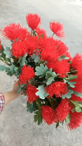 1 Bụi hoa trang giả 5 nhánh 42cm - Hoa giả - TUYET XUAN SHOP