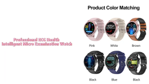 Non-Invasive Blood Glucose Blood Lipid Uric Acid Smartwatch ECG Body Temperature Blood Pressure Monitoring Jam tangan pintar Untuk Pria Wanita Bluetooth Call Tahan air Bracelet VS ET481 ET310 ET470