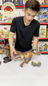 Bộ Đồ Chơi Khủng Long Điện Tử Điều Khiển Từ Xa 3D Có Đèn Và Âm Thanh cực vui - Mã K3 [SHIP HOẢ TỐC HCM]