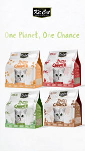Kit Cat 2nd Chance Plant-Based Cat Litter 2.5kg Eco-Friendly Natural Biodegradable Odor Control Quick Clumping Flushable