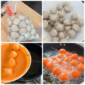 แป้งทอด ลูกชิ้น สำเร็จรูป 1 ถุง 500 กรัม