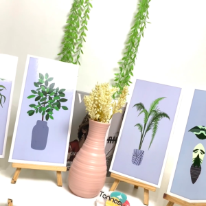 Dekorasi Interior Rumah dengan Poster Pajangan Kayu