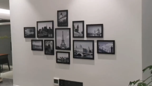 BUTTERY & CO.Photo frame Photo wall pendulum wall hanging 11PS (7inches 8P/10inches 3P")  No need to punch holes