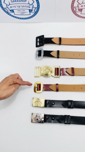 เข็มขัดนักเรียนชาย เข็มขัดนักเรียน เข็มขัดลูกเสือ เข็มขัดนักเรียน สีน้ำตาล ม.ต้น ม.ปลาย ประถม สินค้าพร้อมส่ง