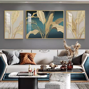 3 Pcs Set Home Decorative Painting Living Room Bedroom Corridor Background Wall Decor Frame Mural 3D