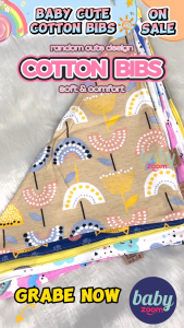 Buy3 Free3! BabyZoom baby Triangle Bib 6pcs Newborn Bibs Saliva Towel Burp Cloth Feeding Band Baby Round Triangle Bib 0-24 Months Random Style New Design Baby Infant Bibs 100% Cotton Newborn Bib Towel Saliva Triangle Scarf 6pcs Cod Free Shipping