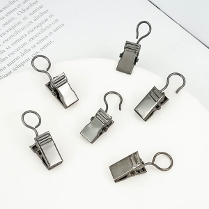 Móc kẹp sắt treo tranh vải móc rèm cửa đầu tròn không gỉ nhỏ gọn tiện dụng giá rẻ