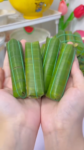 Nem chua Thanh Hóa ngọt vị thịt cay nồng nàn của tỏi ớt thơm bùi của lá đinh lăng làm nên hương vị hấp dẫn ( túi 10c)