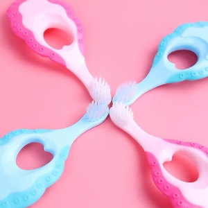 Ivorybaby Haoniu Jerapah Sikat Gigi Pelatihan Bayi Lucu Soft Bayi Tooth Brush