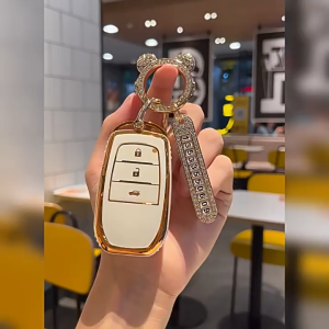 Ốp Khóa Toyota Fortuner 3 Nút Lưng Gù- Camry - Hilux - Altis Chất Liệu TPU Ốp Chìa Khóa Ô Tô Bảo Vệ Khóa Chống Xước Khóa