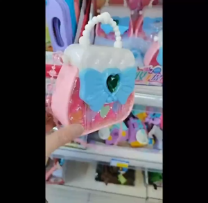 Smile - Mainan Anak Cewek Makeup Tas - Mainan Komestik Anak Bentuk Tas