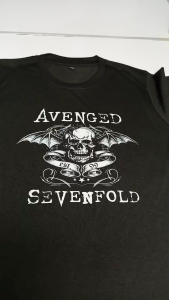( Kaos Anak ) Monstahopkids Kaos Anak Laki-Laki Perempuan Motif BAND MUSIK AVENGEN SEVENFOLD Bahan 24s