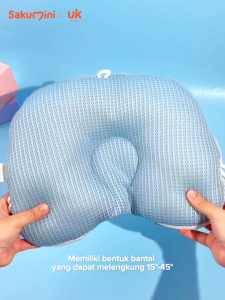 SAKUMINI Head Shape Pillow Bantal Kepala Anti Peyang Bayi Anak