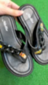 Sandal Jepit Anak-Anak & Sandal Selop Rantai Bahan Karet Empuk Wedges Kekinian Viral Import Terbaru