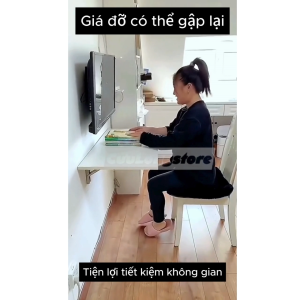 Pát đỡ kệ gỗ ke chữ L chịu lực giá đỡ gấp gọn thông minh thép không gỉ