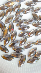 Payet Diamond Kristal Akrilik Jahit Mata Sampan Size Besar Ukuran 12*25 Per Lusin