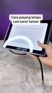 LAMPU SOROT LED 20W 30W 50W 100W 200W IP66 WATERPROOF / LAMPU TAMAN LED FLOOD LIGHT / LAMPU TEMBAK OUTDOOR Lampu Led Sorot Slim 50 watt / lampu tembak led slim -slim led floodlight 50W - 220Volt