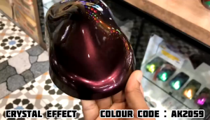 2K Paint  AIKKA AK2059 Sparkling CS Purple CRYSTAL SERIES Colour Car Motor Paint DIY Aerosol Spray Cat Bancuh Kereta