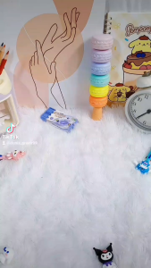 Pulpen Gel Marble Sanrio 12 PCS: Alat Tulis Sekolah Anak Kekinian & Best Seller