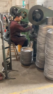 Wajan Wokpan Penggorengan Kukus Set Enamel Tutup Kaca Anti Lengket Saringan Panci Gagang Cookware