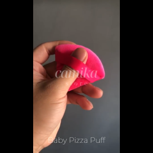 CAMIKA STORE - Baby Pizza Puff +- 7x6.5cm - Puff Segitiga - Triangle Puff - Spons Pizza