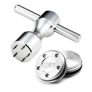 20G Golf Custom Circle Weights \"T\" Screw With Wrench Kunci Pas Stik Golf For Sotty Putters