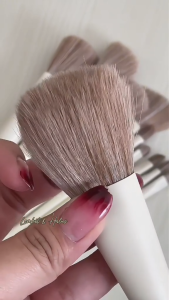 10 PCS Kuas Makeup Set Brush Eyeshadow Blusher Blending Beauty Tools