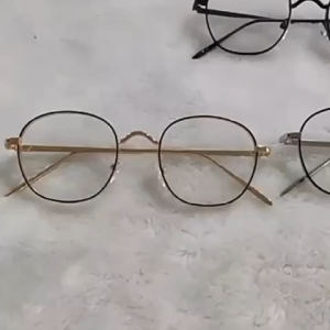 Kacamata Retro Photocromic Oval Korea untuk Wanita Hijab: Blueray & Antiradiasi