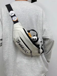 FASHION ADD🖤Sling Bag for Man Beg Silang Lelaki Style Men Chest Bag Mens Shoulder Bags Waterproof Nylon Pouch Crossbody Body Blet Bag Waterproof Sling Backpack Side Bag for Coach Men Bag 男士包包、斜挎包 男2024031901