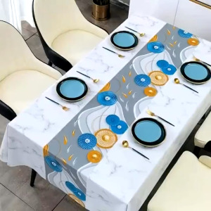 Khăn Trải Bàn Chống Thấm Nước/Dầu Phong Cách Sang Trọng