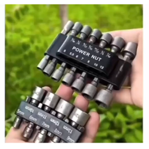 C65 Bộ 9/14 Khẩu Tuýp Vặn Ốc Lục Giác VITO Gắn Máy Khoan 9 Đầu Vít Bắn Tôn CINDY