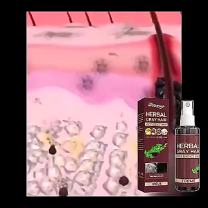 Xịt Đen Tóc Herbal Herbal Tinh Chất Linh Chi Đen Tóc Herbal Herbal Gray Hair Serum Phủ Bạc Làm Đen Tóc An Toàn