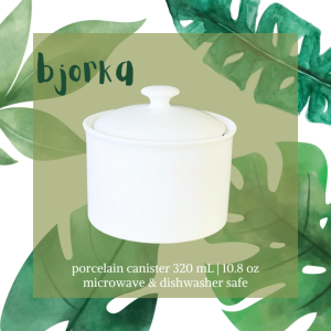 BJORKA Porcelain Canister | Toples Keramik | Jar Porselin