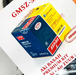 Aki basah ASPIRA GM5Z-3B plus air zuur ASTRA Otoparts