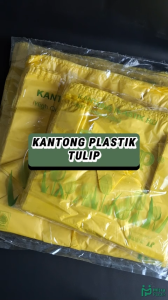 Kantong Plastik Tulip Kuning 24 35 40 / Kresek Packing Online Shop Tebal