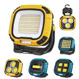 Compact LED Work Light with Strong Magnetic Base and Tripod Adapter Type-C Fast Charging Emergency LED Spotlight for Outdoor & Emergency Uses