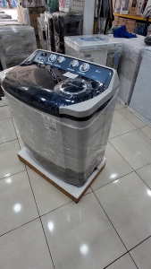 Mesin Cuci 2 Tabung LG P 9050 R Low Watt Tutup Transparan 9 KG