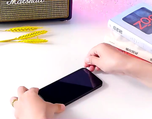 90D 2 PCS HD Ceramic Glass untuk iPhone 11-15 Pro Max 7-8 Plus X Xr Xs Max SE