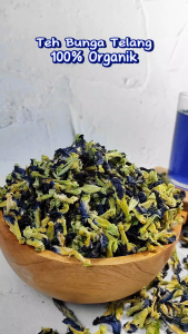 BUNGA TELANG KERING 500 GRAM ORGANIK TEH TELANG PREMIUM HERBAL ALAMI