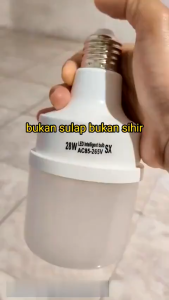 Bohlam Lampu Emergency SX 28 Watt - Bohlam Sentuh Nyala SX-28W - ShennyStore