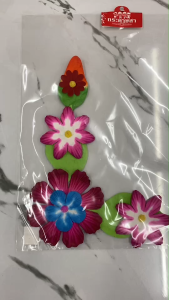 ดอกไม้จัดบอร์ด ดอกไม้กระดาษสา ขนาดใหญ่ ดอกไม้ติดบอร์ด อุปกรณ์ทำบอร์ด มุมลายบอร์ดดอก คละสี l เคแคมปัส เครื่องเขียน