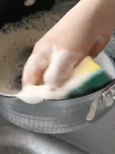 1Pcs Kitchen Dishwashing Sponge Double-sided Cleaning Sponge Scouring Pads Dish Washing Sponge
